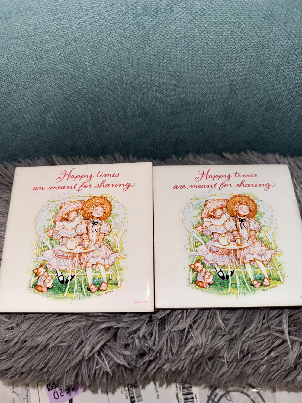 Vintage Hollie Hobbie Trivets